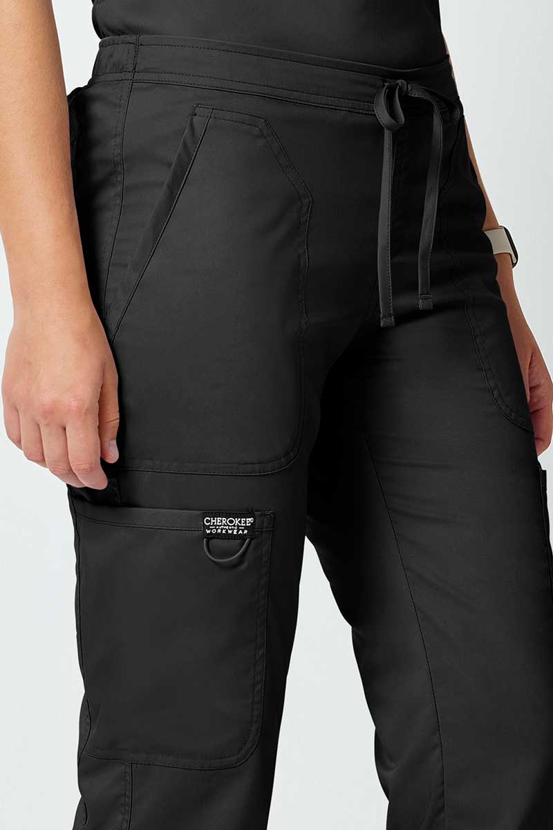 Dámske lekárske nohavice Cherokee Revolution Flare Leg čierne-2