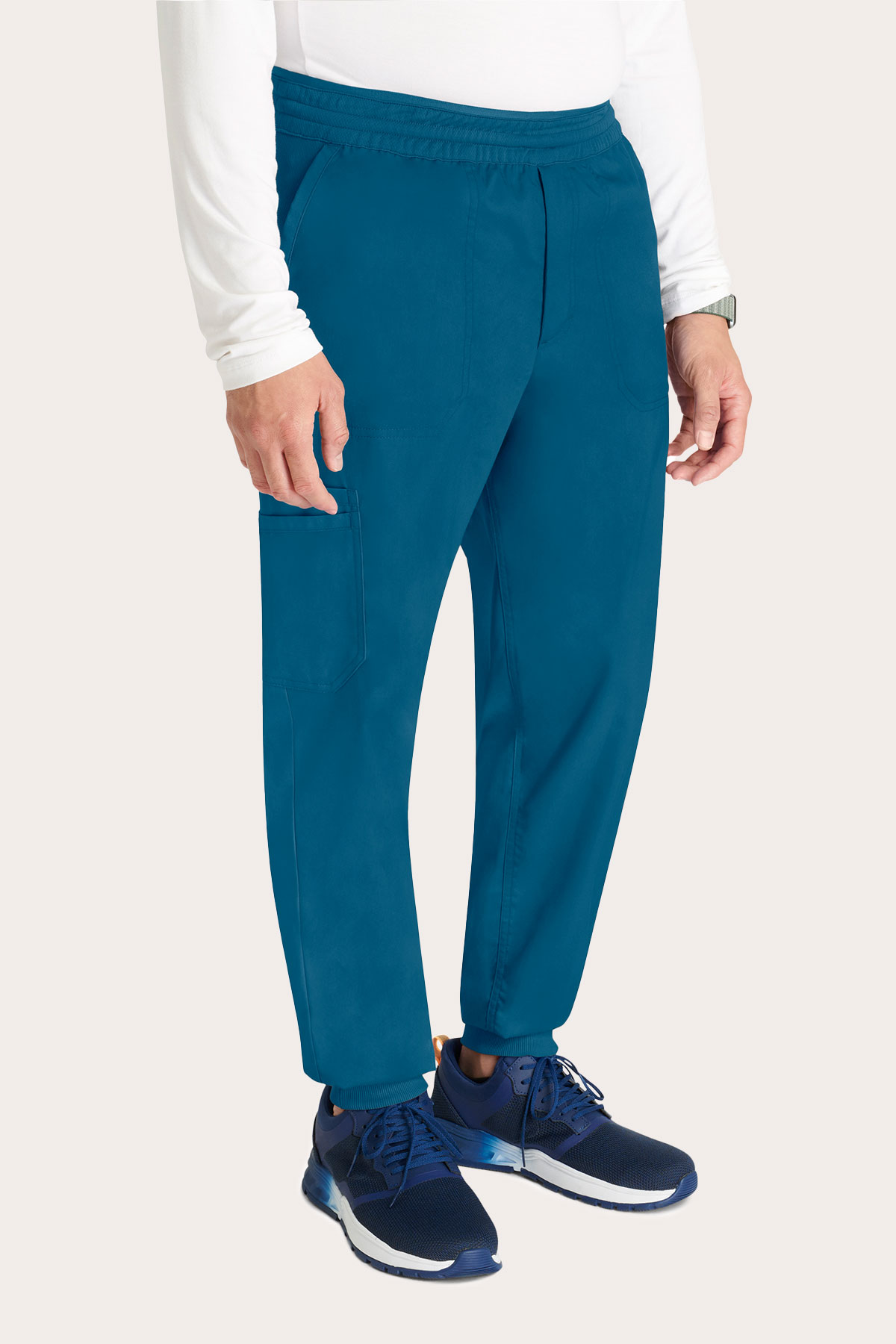 Pánske lekárske nohavice Cherokee Revolution Jogger karaibsky modré-2