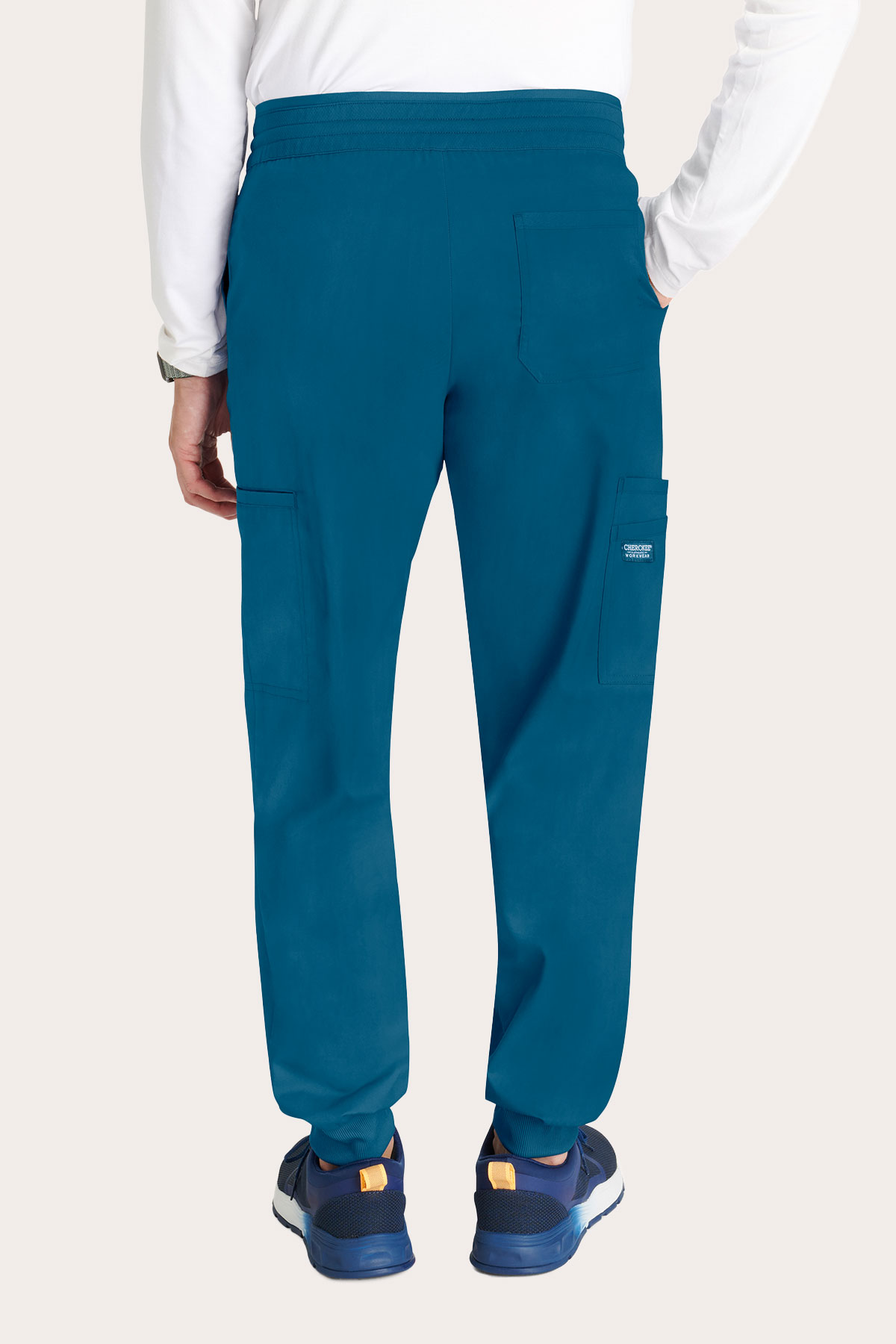 Pánske lekárske nohavice Cherokee Revolution Jogger karaibsky modré-1