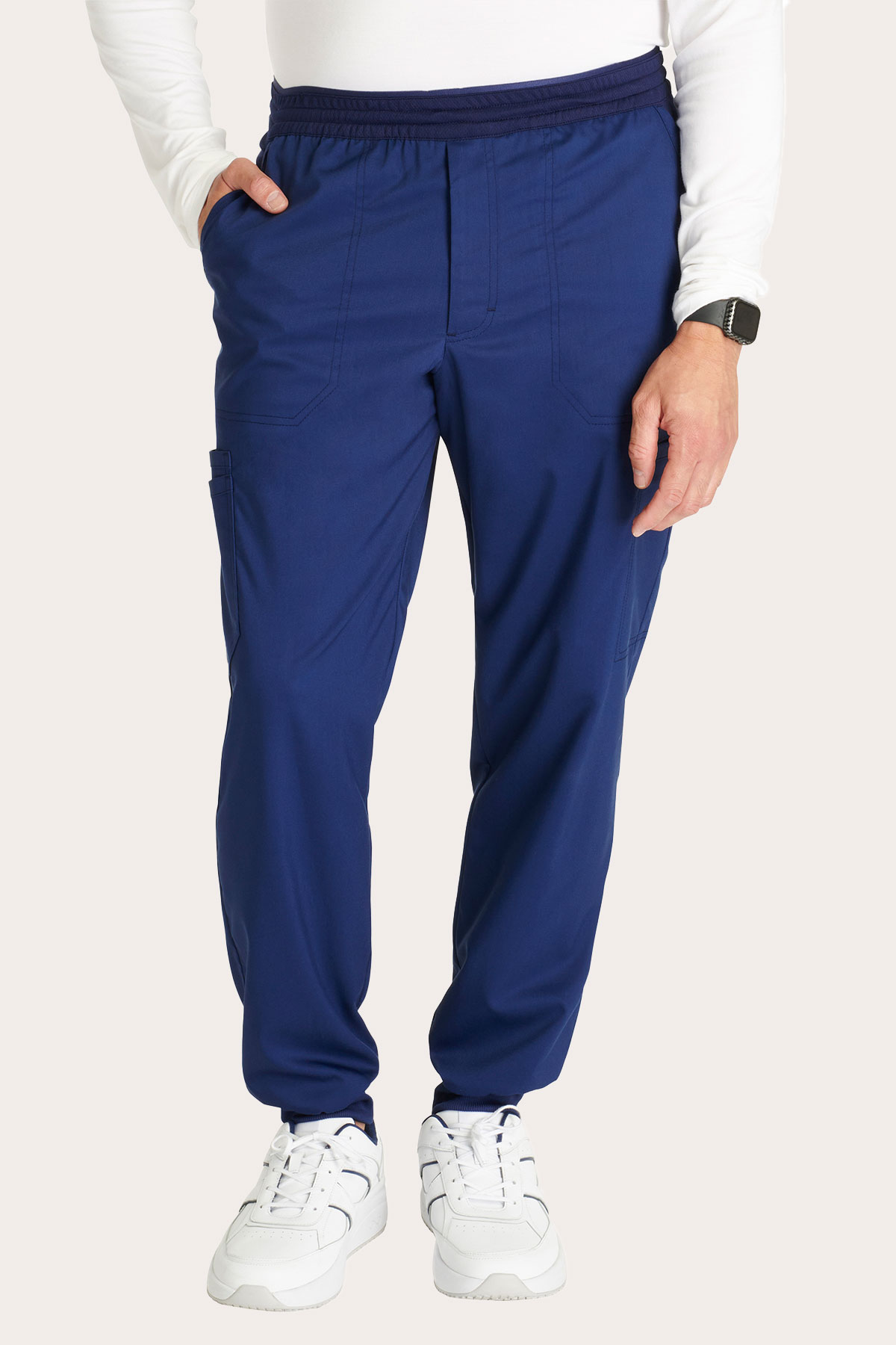 Pánske lekárske nohavice Cherokee Revolution Jogger námornícky modré-5