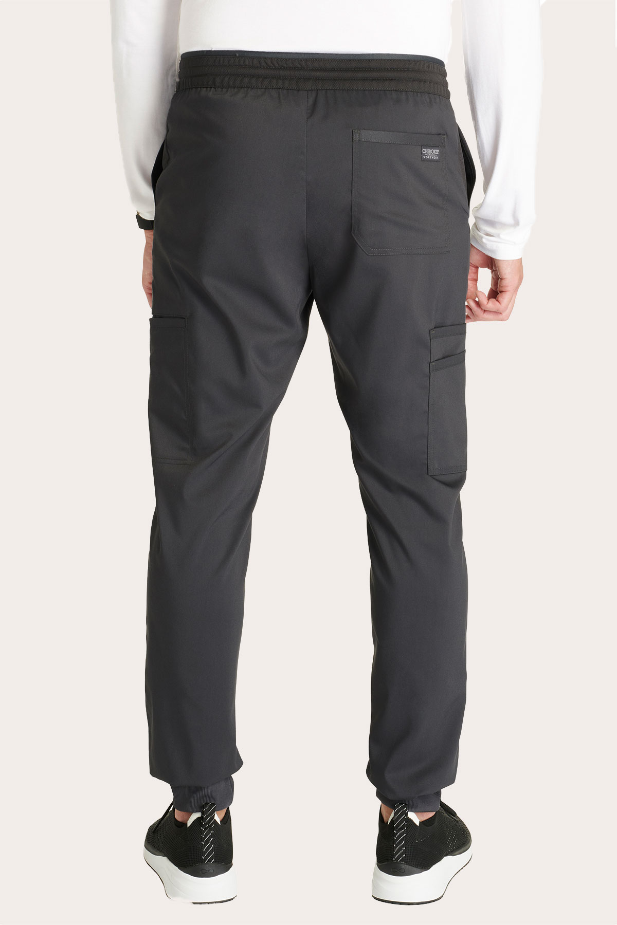 Pánske lekárske nohavice Cherokee Revolution Jogger šedé-1