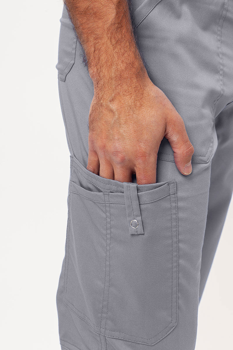 Pánske lekárske nohavice Cherokee Revolution Fly Cargo svetlo šedé-4