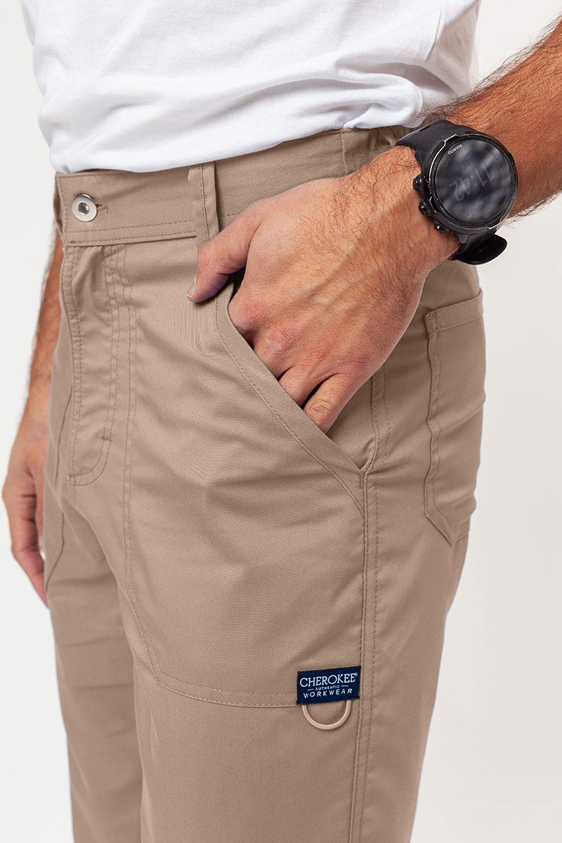 Pánske lekárske nohavice Cherokee Revolution Fly Cargo béžové-3