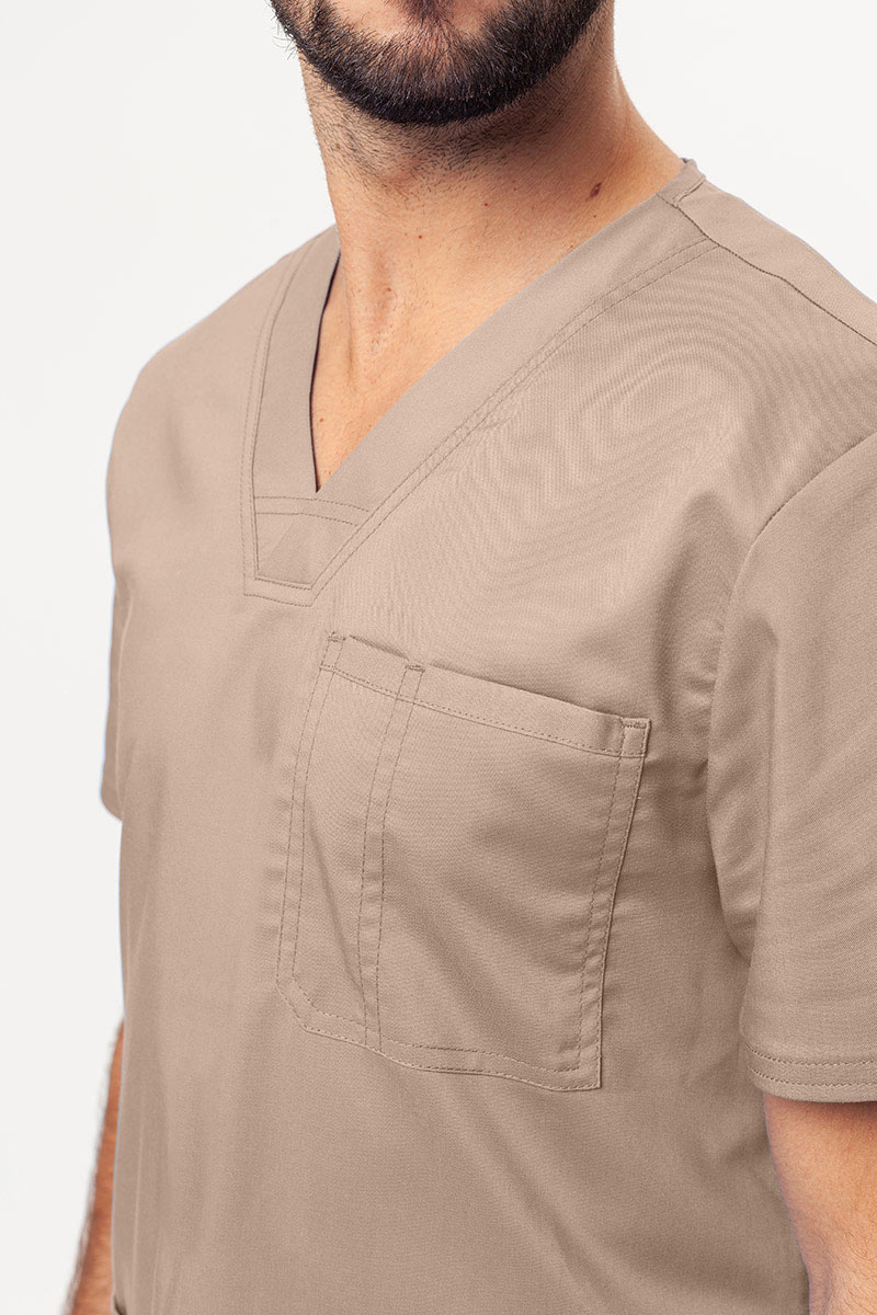 Pánska lekárska blúzka Cherokee Revolution V-neck béžová-2