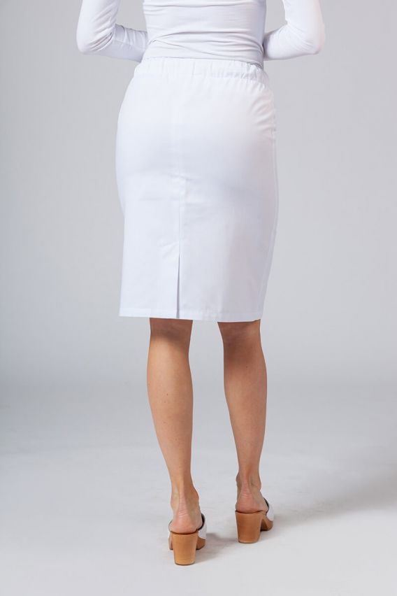 Dlhá lekárska sukňa Sunrise Uniforms biela (elastic)-1