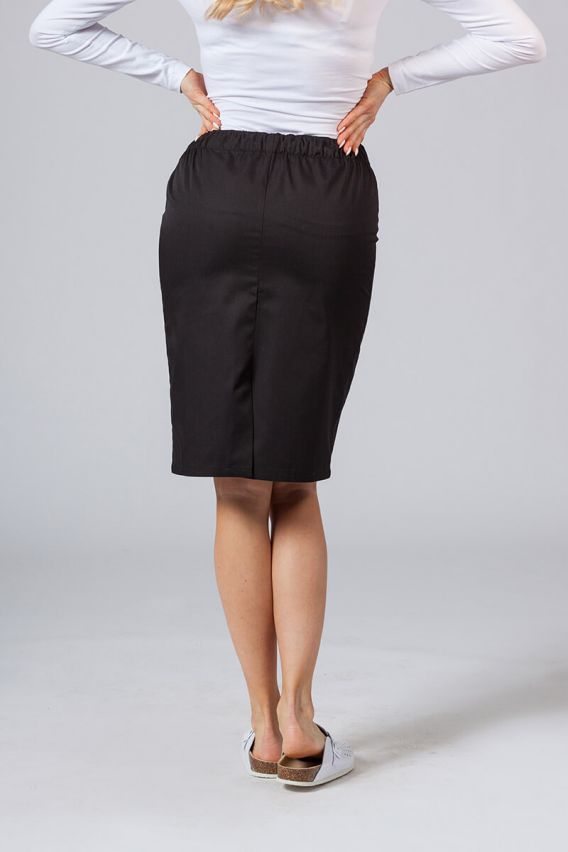 Dlhá zdravotnícka sukňa Sunrise Uniforms čierna-2