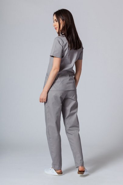 Lekárska dámska blúzka Sunrise Uniforms Basic Light šedá-3