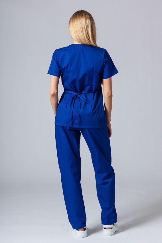 Zástera / blúzka dámska s viazaním Sunrise Uniforms tmavo modrá-4