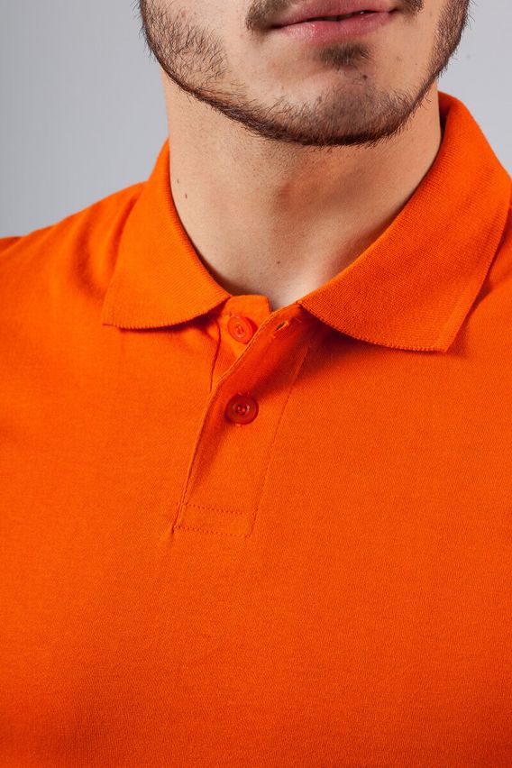 Pánske Polo Malfini Single Jersey oranžové-2