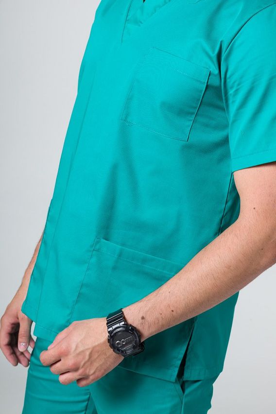 Univerzálna lekárska blúzka Sunrise Uniforms zelená-3