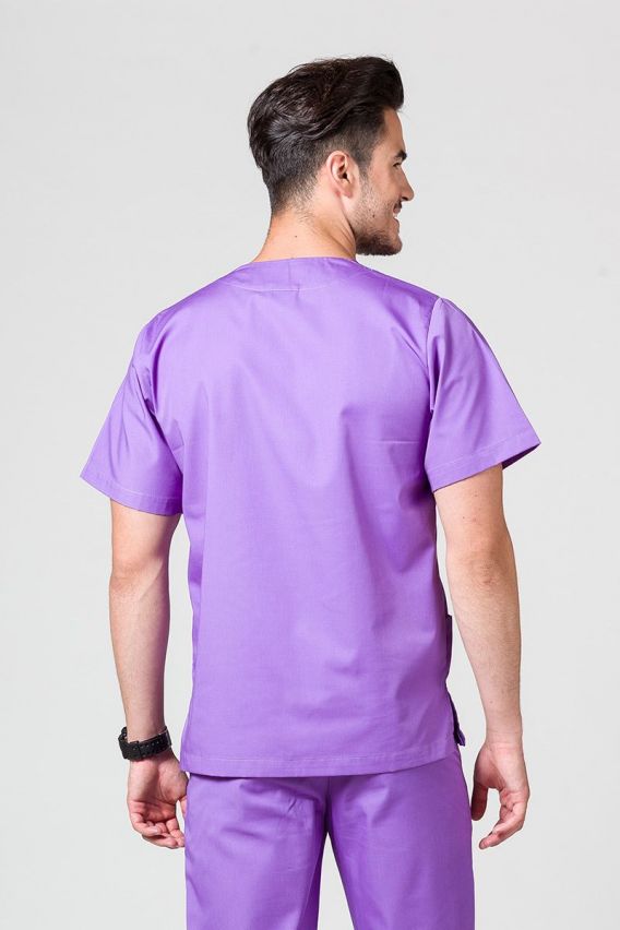 Pánska lekárska blúzka Sunrise Uniforms fialová-1