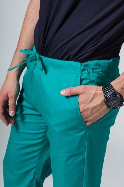Univerzálne lekárske nohavice Sunrise Uniforms Basic Regular zelené-2