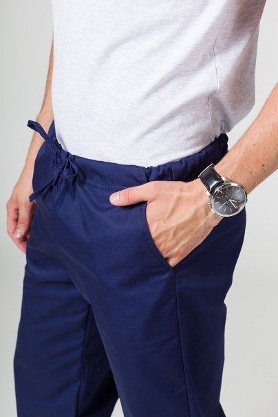 Univerzálne lekárske nohavice Sunrise Uniforms Basic Regular námornícky modré-2