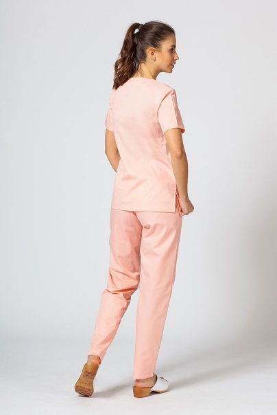 Lekárska dámska blúzka Sunrise Uniforms Basic Light lososová-2
