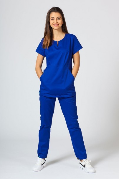 Lekárske nohavice Sunrise Uniforms Active (elastické), tmavo modré-6