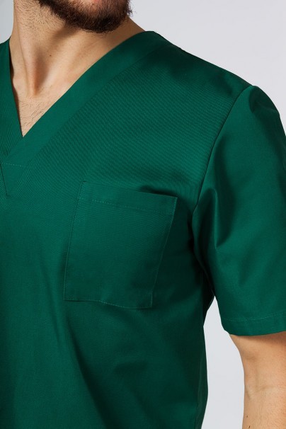 Univerzálna lekárska blúzka Sunrise Uniforms tmavo zelená-4