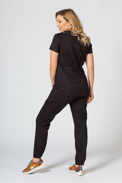 Dámska lekárska blúzka Sunrise Uniforms Fit (elastická) čierna-2