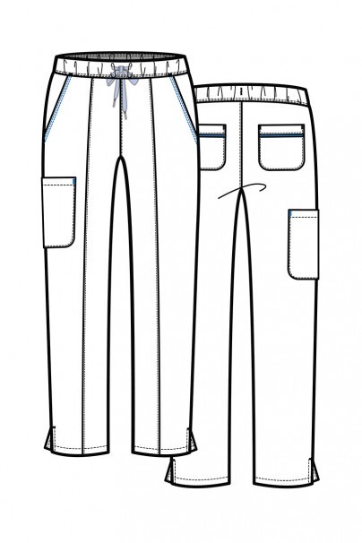 Dámské nohavice Maevn Matrix Impulse Stylish námornícky modré-5