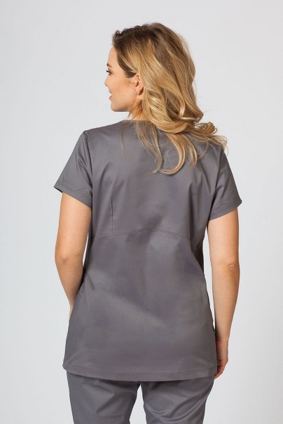 Zdravotnická súprava Sunrise Uniforms Active šedá (s blúzkou Kangaroo - elastic)-3