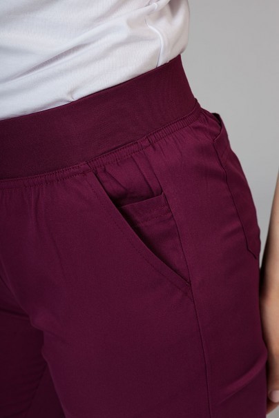 Lekárska súprava Adar Uniforms Yoga čerešňova červená (s blúzou Modern - elastic)-10
