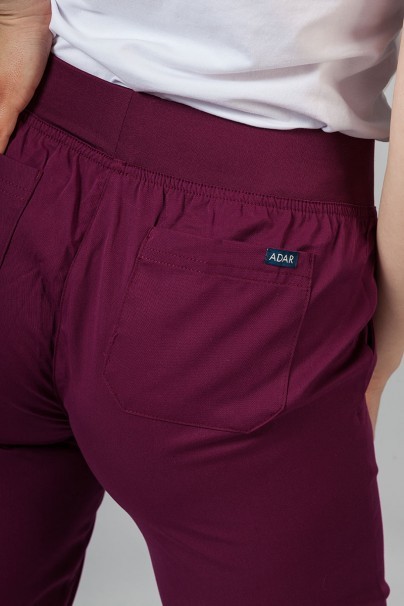 Lekárska súprava Adar Uniforms Yoga čerešňova červená (s blúzou Modern - elastic)-11
