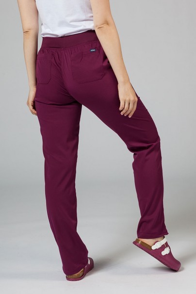 Lekárska súprava Adar Uniforms Yoga čerešňova červená (s blúzou Modern - elastic)-8