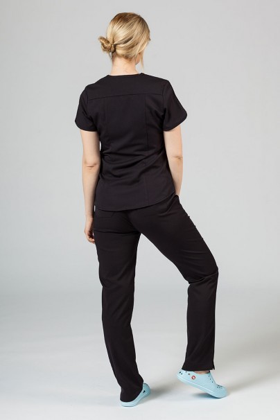 Lekárska súprava Adar Uniforms Yoga čierna (s blúzou Modern - elastic)-1