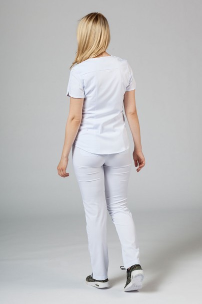 Lekárska súprava Adar Uniforms Yoga biela (s blúzou Modern - elastic)-1