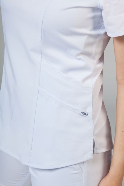 Lekárska súprava Adar Uniforms Yoga biela (s blúzou Modern - elastic)-5