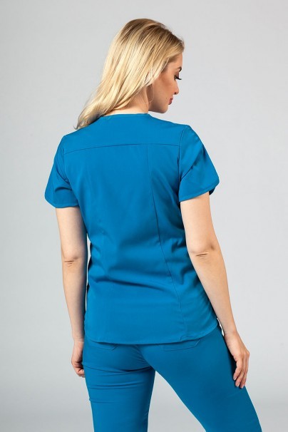 Lekárska súprava Adar Uniforms Yoga kráľovsky modrá (s blúzou Modern - elastic)-2