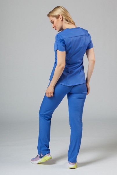 Dámske nohavice Adar Uniforms Leg Yoga klasicky modré-3