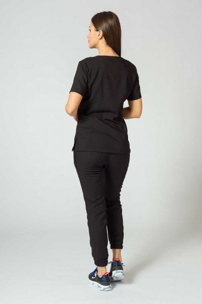 Zdravotnická súprava Sunrise Uniforms Premium (blúzka Joy, nohavice Chill) čierna-2