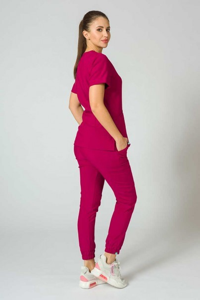 Zdravotnická súprava Sunrise Uniforms Premium (blúzka Joy, nohavice Chill) slivková-8