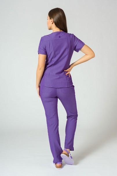 Lekárska súprava Adar Uniforms Yoga fialová (s blúzou Modern - elastic)-2