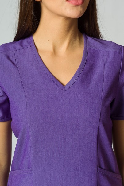 Lekárska súprava Adar Uniforms Yoga fialová (s blúzou Modern - elastic)-6