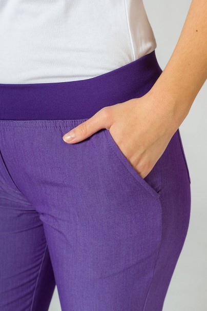 Lekárska súprava Adar Uniforms Yoga fialová (s blúzou Modern - elastic)-11
