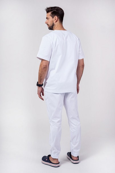 Pánska lekárska súprava Sunrise Uniforms Active (blúzka Flex, nohavice Flow) biela-2