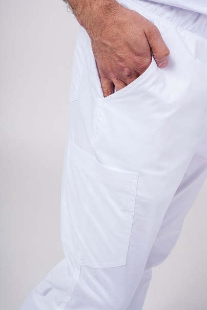 Pánska lekárska súprava Sunrise Uniforms Active (blúzka Flex, nohavice Flow) biela-9