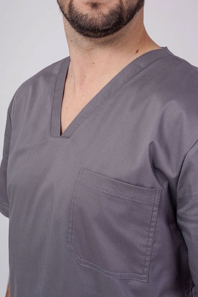 Pánska lekárska súprava Sunrise Uniforms Active (blúzka Flex, nohavice Flow) šeda-4