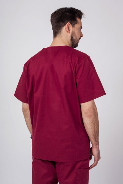 Pánska lekárska súprava Sunrise Uniforms Active (blúzka Flex, nohavice Flow) čerešňová červená-3