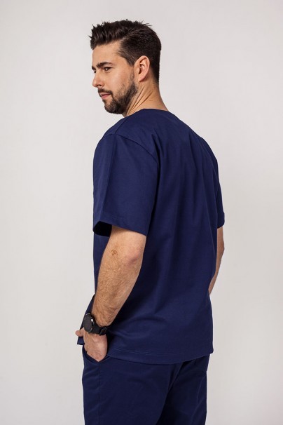 Pánska lekárska súprava Sunrise Uniforms Active (blúzka Flex, nohavice Flow) námornická modrá-3