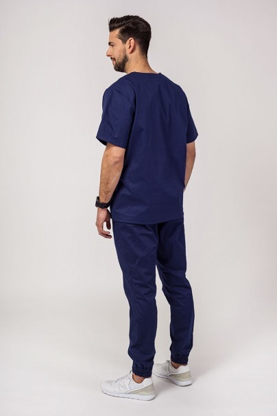 Pánska lekárska súprava Sunrise Uniforms Active (blúzka Flex, nohavice Flow) námornická modrá-2