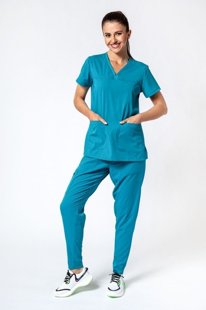 Lekárska súprava Adar Uniforms Ultimate morsky modrá (s blúzkou Sweetheart - elastic)-2