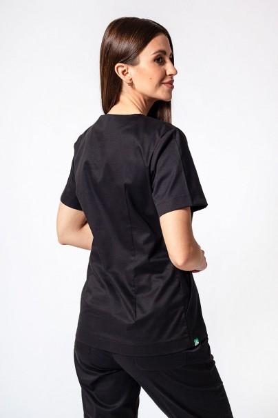 Dámska lekárska súprava Sunrise Uniforms Active III (blúzka Bloom, nohavice Air) čierna-3
