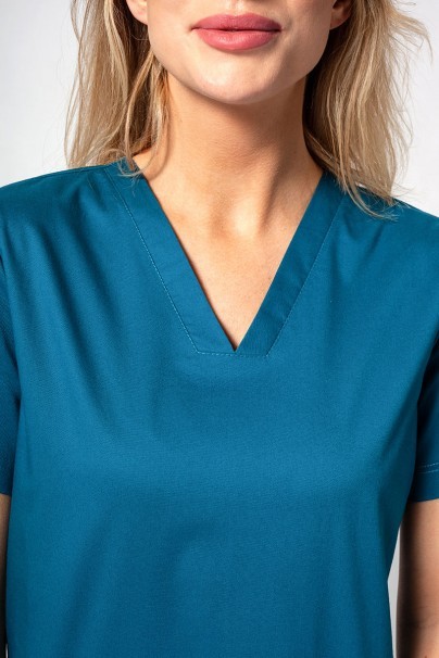 Dámska lekárska súprava Sunrise Uniforms Active III (blúzka Bloom, nohavice Air) karaibsky modrá-4