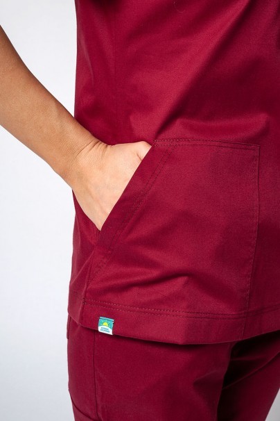 Dámska lekárska súprava Sunrise Uniforms Active III (blúzka Bloom, nohavice Air) čerešňovo červená-5