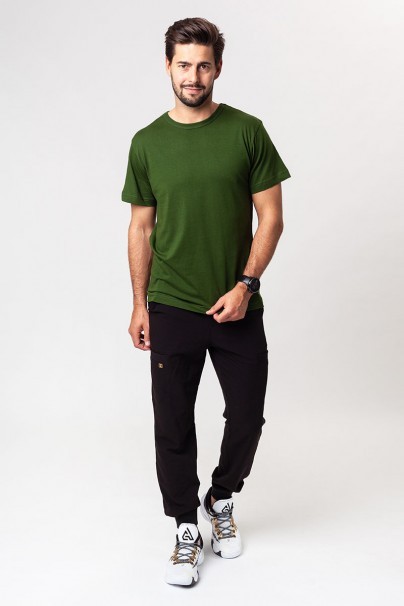Pánske tričko Malfini Resist (teplota prania 60 °- 95 °) tmavo zelené-2