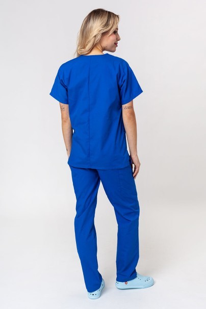 Lekárska dámska súprava Cherokee Originals (blúzka s výstrihom do V, nohavice N.Rise) kráľovská modrá-2