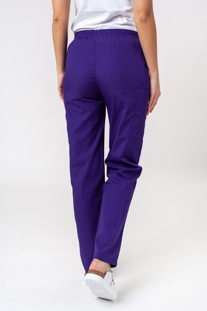 Lekárska dámska súprava Cherokee Originals (blúzka V-neck, nohavice N.Rise) fialová-9