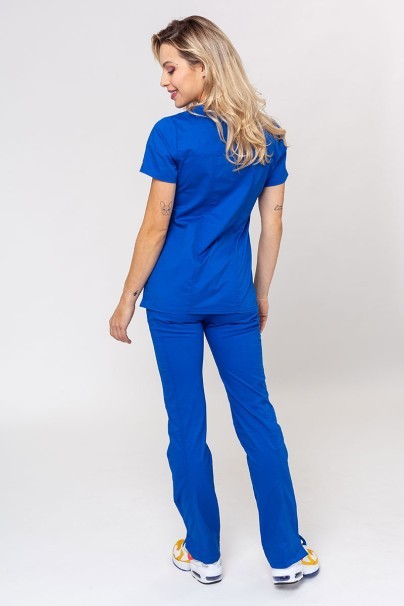 Lekárske dámske nohavice Cherokee Core Stretch Mid Rise kráľovsky modrá-6